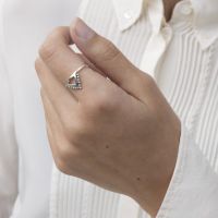 A BREND | Ring Saarhi zilver 2